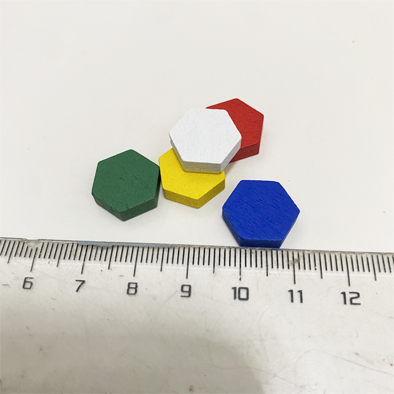 50 Pieces Wooden Hexagonal Pri - đánh giá và giá Board Game Vector