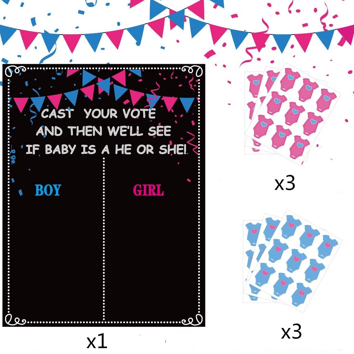 Gender Reveal Boy Or Girl Voti - đánh giá và giá Board Game Quote