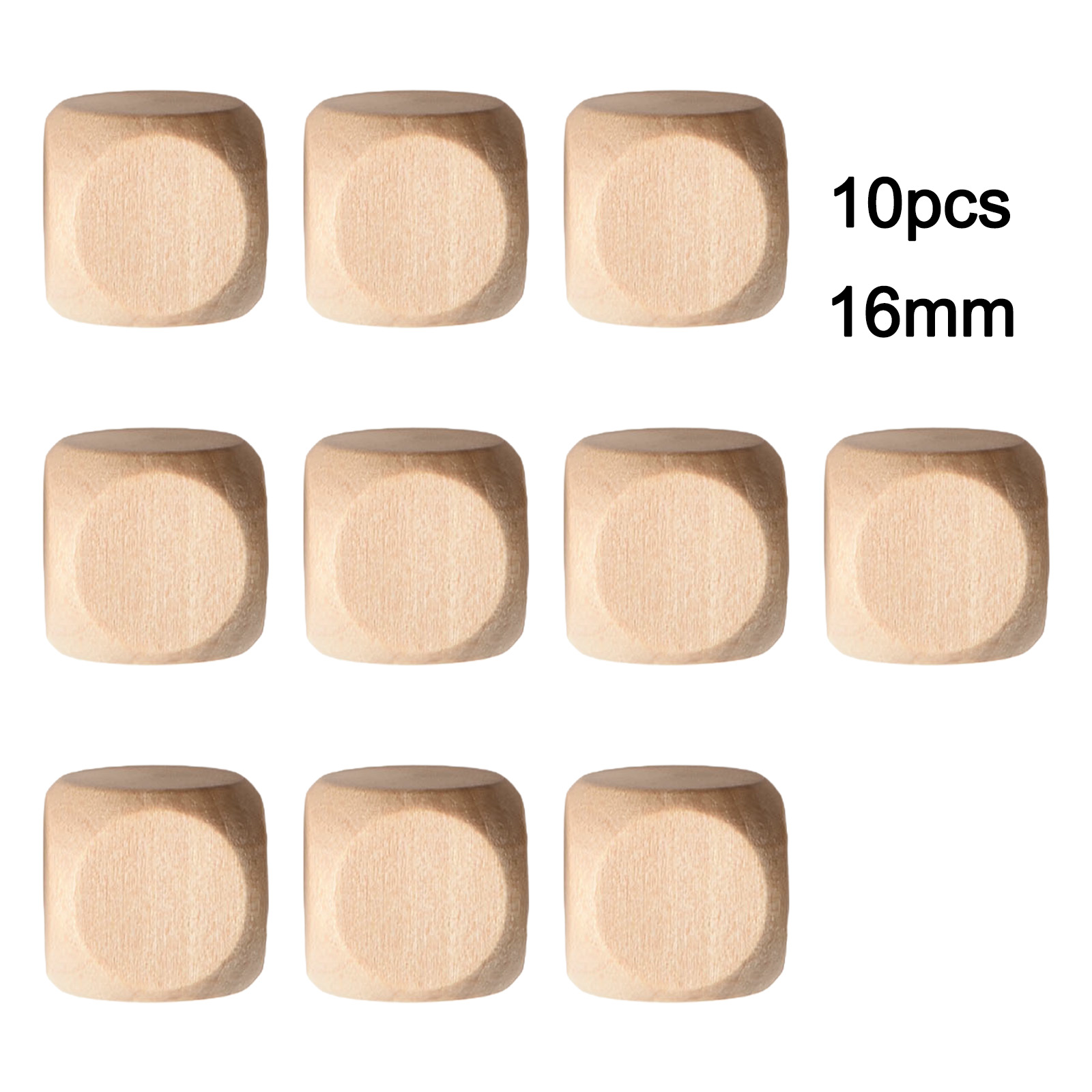 10pcs Blank Wooden Dice Natura - đánh giá và giá Dice Tower Wooden