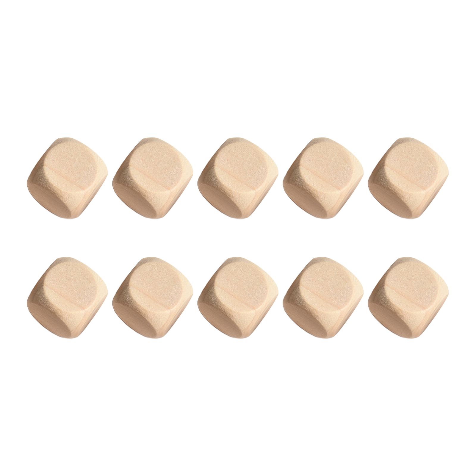 10pcs Blank Wooden Dice Natura - đánh giá và giá Dice Tower Wooden