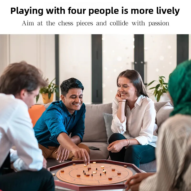Solid Wood Crokinole Board - W - đánh giá và giá Board Game Zenith