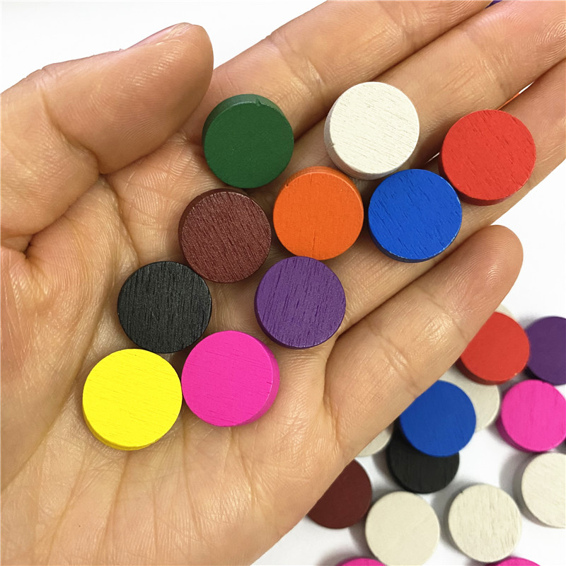 100pieces Diameter 15*5MM Wood - đánh giá và giá Board Game Vector