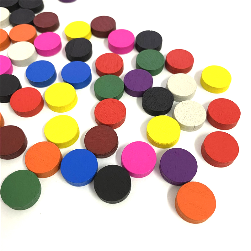 100pieces Diameter 15*5MM Wood - đánh giá và giá Board Game Vector