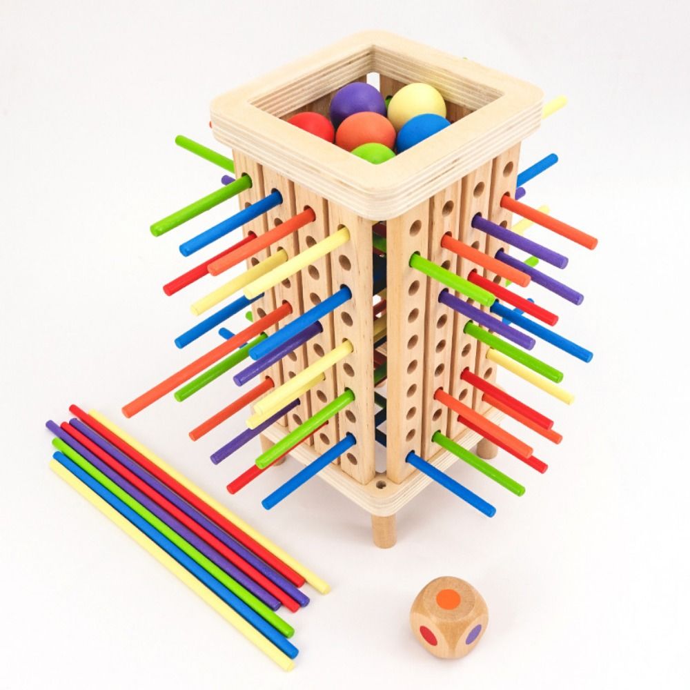 42/16 Colourful Sticks Wooden  - đánh giá và giá Dice Tower Wooden