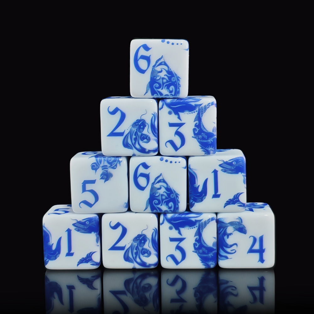 12Pcs Blue And White Porcelain - đánh giá và giá Board Game Arena