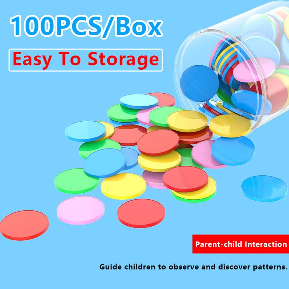 100pcs Plastic Counting Chips  - đánh giá và giá Board Game Zenith
