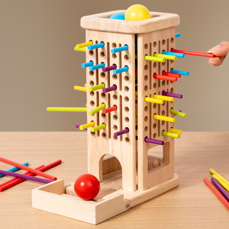 Wooden Stick Tower Toy With St - đánh giá và giá Dice Tower Wooden