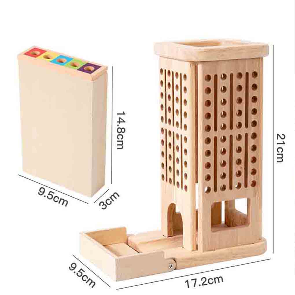 Wooden Stick Tower Toy With St - đánh giá và giá Dice Tower Wooden