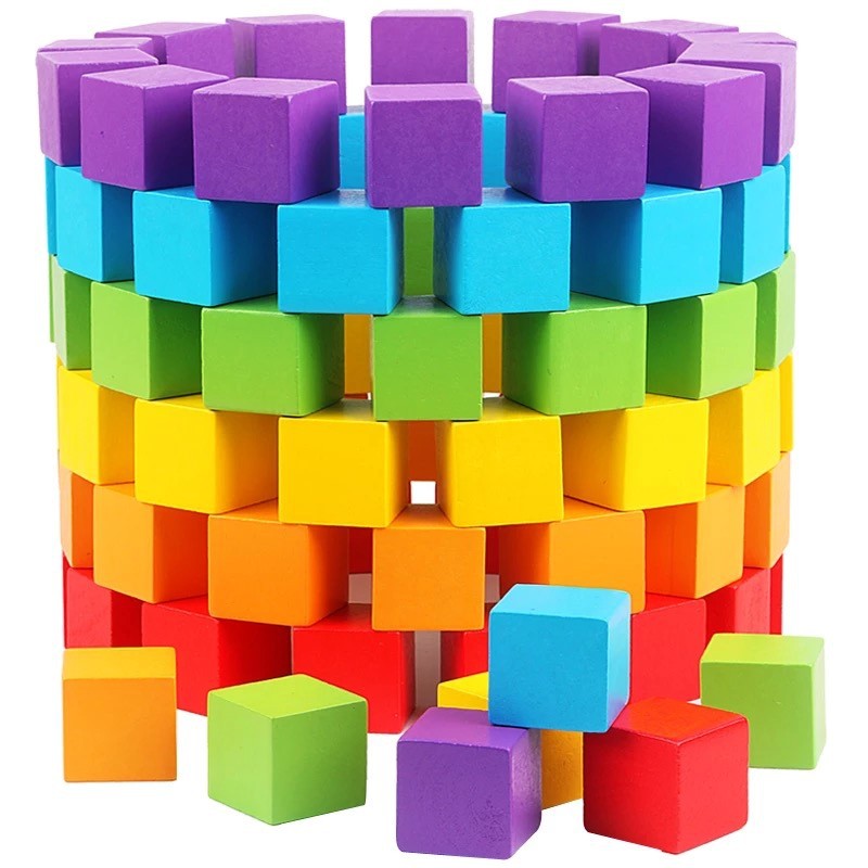 30Pcs/lot 2X2CM Wooden Colorfu - đánh giá và giá Dice Tower Wooden