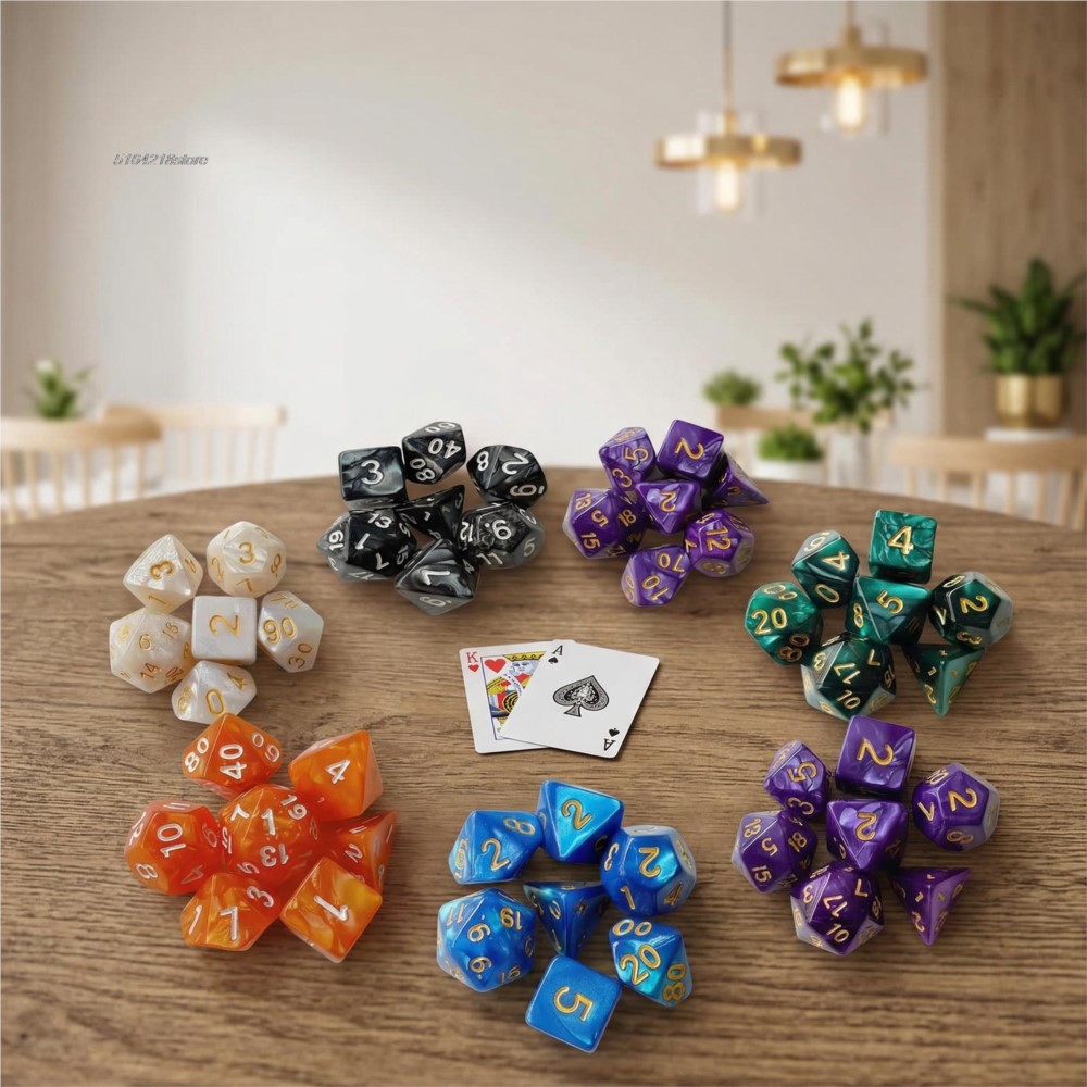 7pcs Set Dice Board Games Roll - đánh giá và giá Board Game Vector