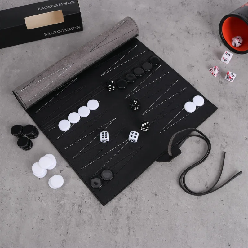 Roll Up Backgammon Sets Portab - đánh giá và giá Board Game Zenith