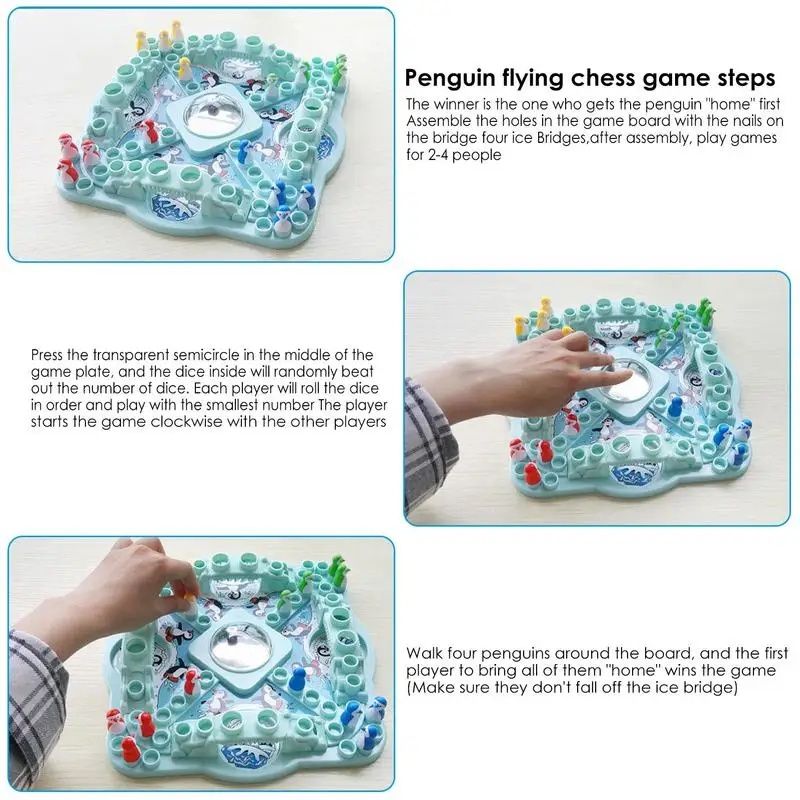 Multiplayer Penguin Flying Che - đánh giá và giá Board Game Arena