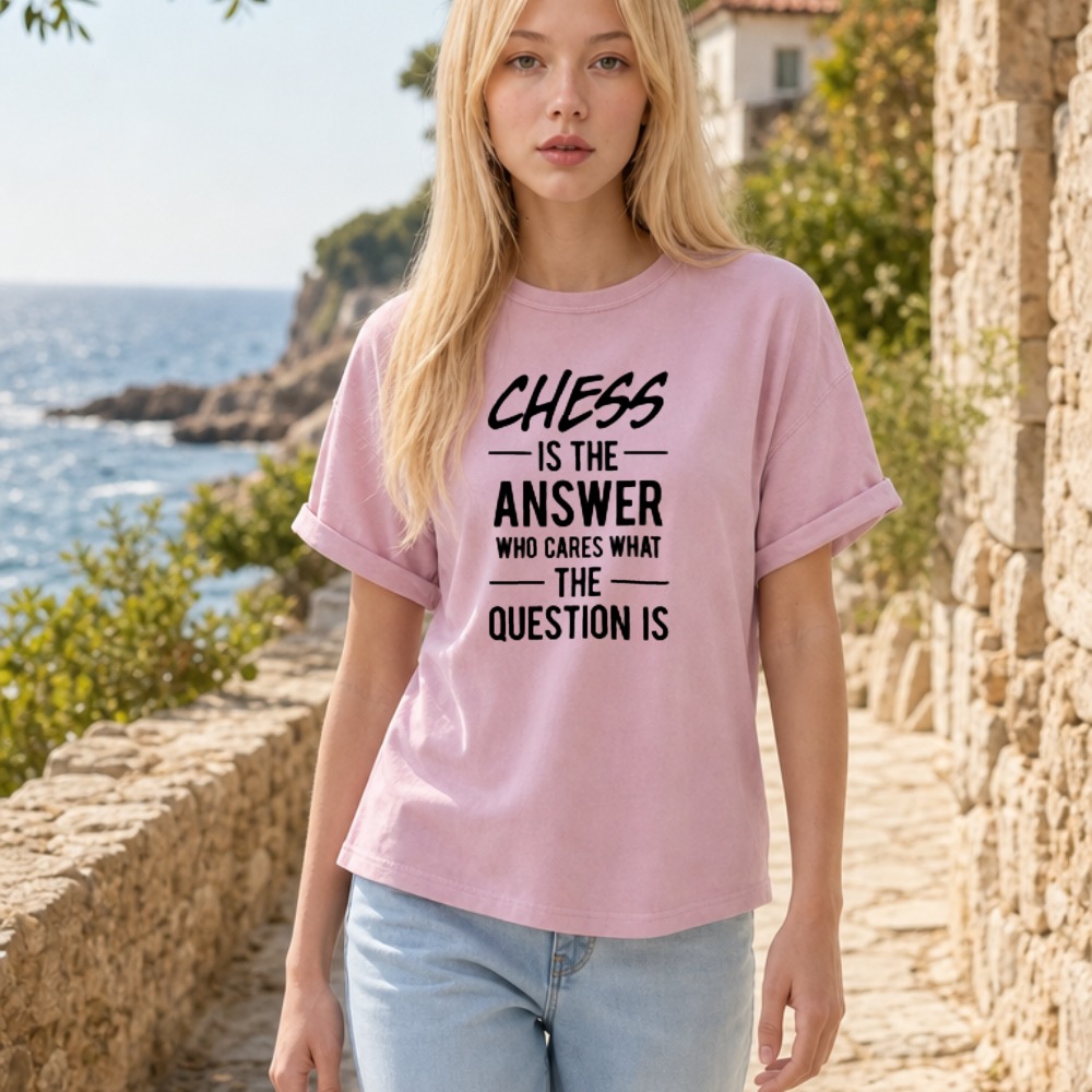 Chess Is The Answer Funny Lett - đánh giá và giá Board Game Quote