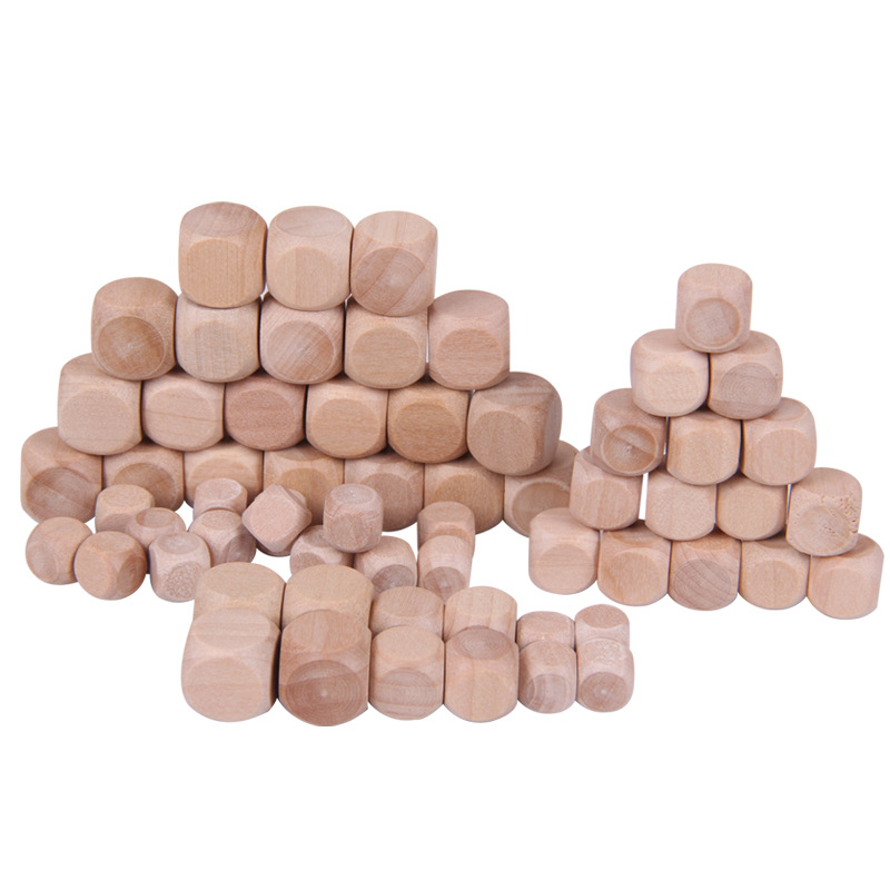 10pcs/Lot D6 6 Sided Blank Woo - đánh giá và giá Dice Tower Wooden