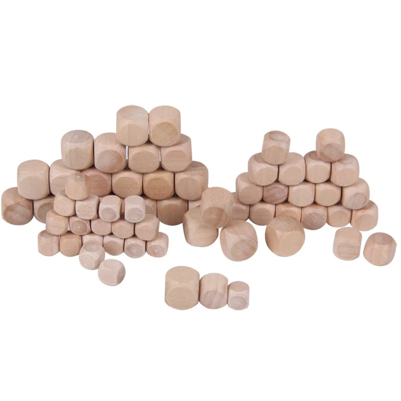 10pcs/Lot D6 6 Sided Blank Woo - đánh giá và giá Dice Tower Wooden
